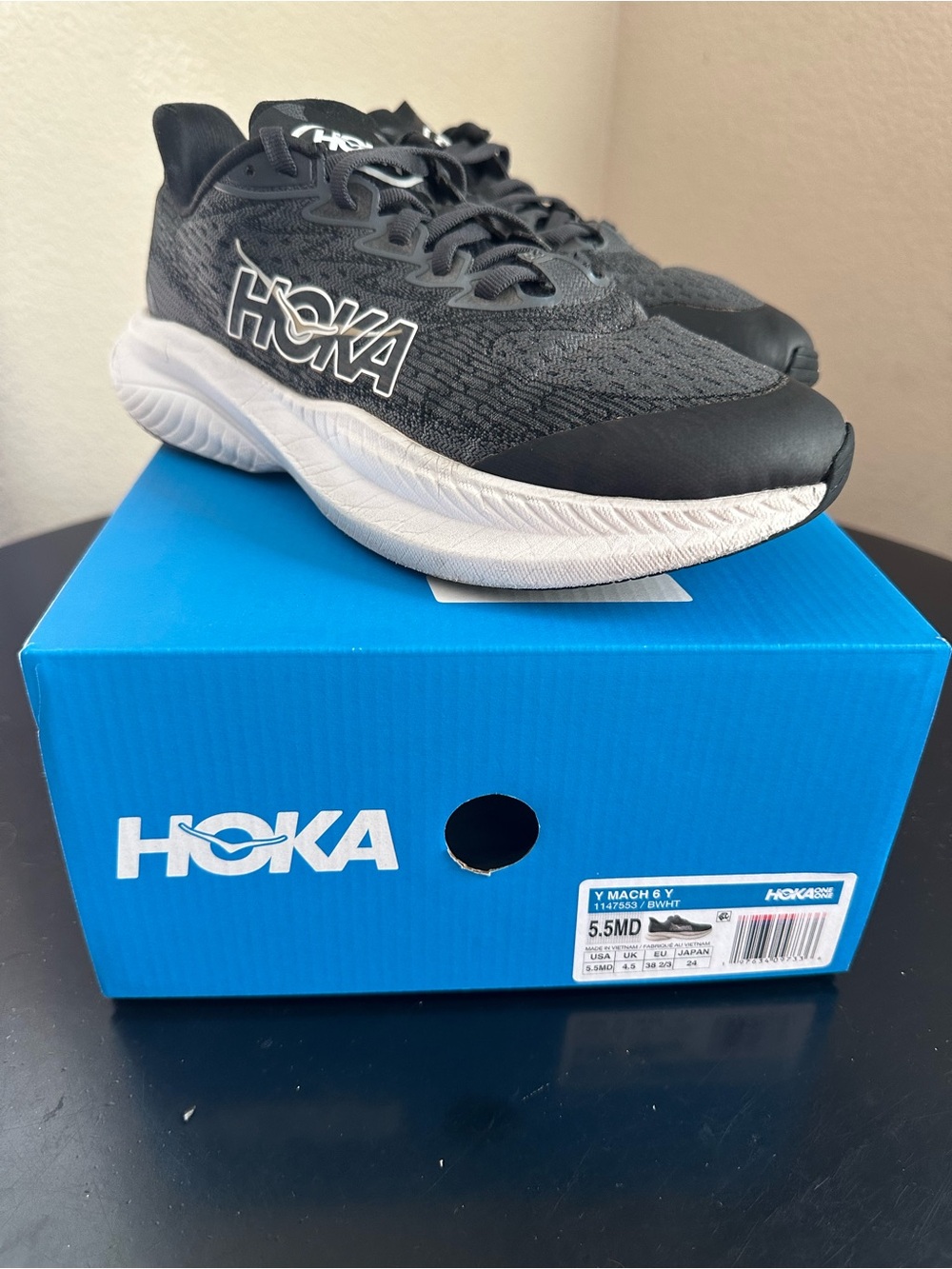 Hoka Kids Mach Athletic Sneakers